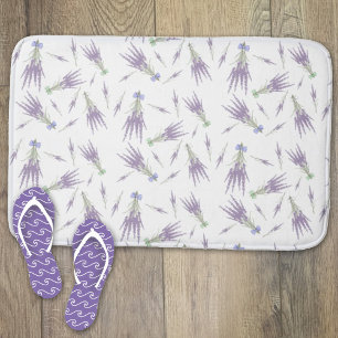 Dry Lavender Blume Bundles Muster Badematte