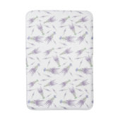 Dry Lavender Blume Bundles Muster Badematte (Vorderseite Vertikal)