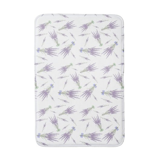 Dry Lavender Blume Bundles Muster Badematte (Vorderseite Vertikal)