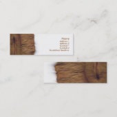 Dry Leaf Business Card Mini Visitenkarte (Vorne/Hinten)
