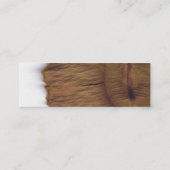 Dry Leaf Business Card Mini Visitenkarte (Rückseite)