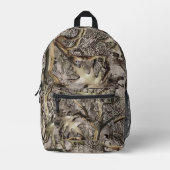 Dry Leaves Camo for Hunters Bedruckter Rucksack (Vorderseite)