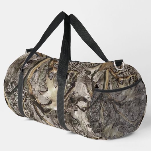 Dry Leaves Camo for Hunters Duffle Bag (Rechte Ecke)
