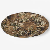 Dry Leaves Camo for Hunters Pappteller (Schrägansicht)