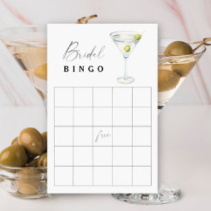 Dry Martini Brautparty Bingo