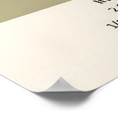 Dry Martini Coctail Poster (Ecke)