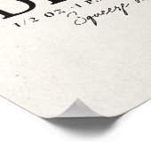 Dry Martini Pink Sunset Retro Art Poster (Ecke)