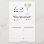 Dry Martini Wie alt waren sie braudal (Vorderseite)