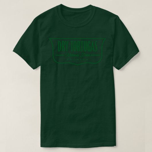 Dry National Park Shield Green T-Shirt (Design vorne)