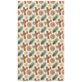 Dry Oranges Cinnamon Sticks Fir Branches Tischdecke (Vorderseite)