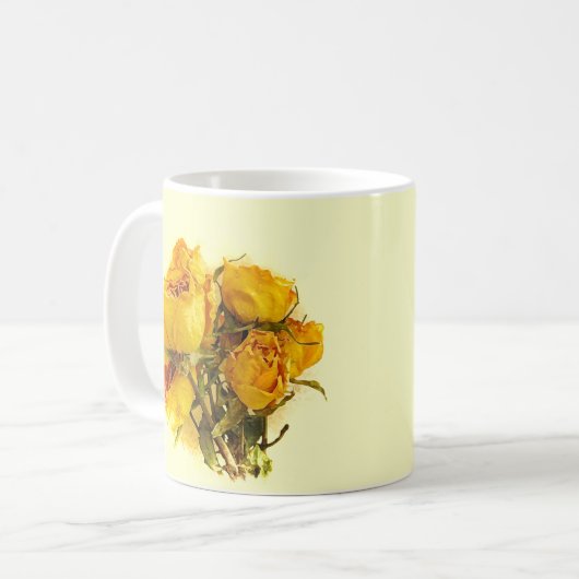 Dry Rose Kaffeetasse (Vorderseite Links)