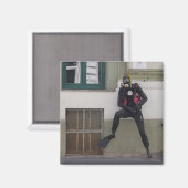 Dry Scuba Diver Magnet (Vorderseite/Rückseite)