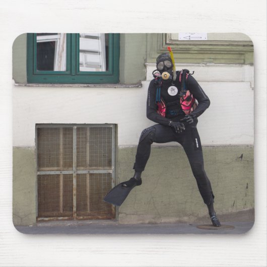 Dry Scuba Diver Mousepad (Vorne)