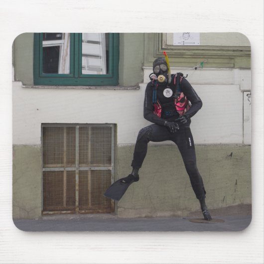 Dry Scuba Diver Mousepad (Vorne)