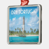 Dry Tortugas Florida Keys mit Leuchtturm Ornament Aus Metall (Links)