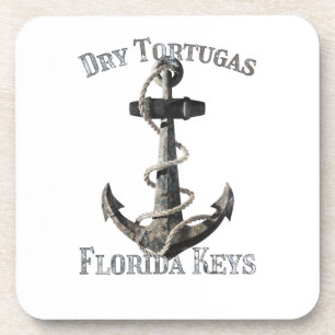 Dry Tortugas Florida Keys Vacation Nautical Anchor Getränkeuntersetzer