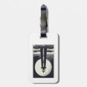 Dry Tortugas Florida Lighthouse Moon Gepäckanhänger (Rückseite vertikal)