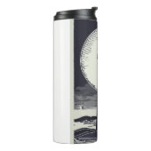 Dry Tortugas Florida Lighthouse Moon Thermosbecher (Nach links gedreht)