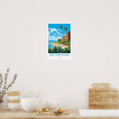 Dry Tortugas Florida Travel Print Poster (Küche)