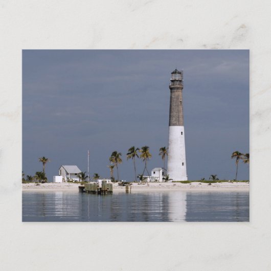 Dry Tortugas Leuchtturm Postkarte (Vorderseite)