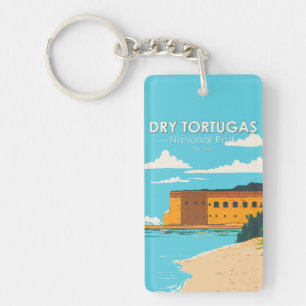 Dry Tortugas National Park Florida Fort Vintage Schlüsselanhänger