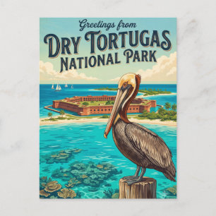 Dry Tortugas National Park Florida Postkarte