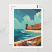 Dry Tortugas National Park Florida USA Postkarte (Vorne/Hinten)