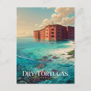 Dry Tortugas National Park Fort Jefferson Postkarte