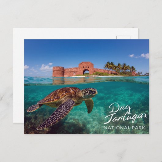 Dry Tortugas National Park Postkarte (Vorne/Hinten)