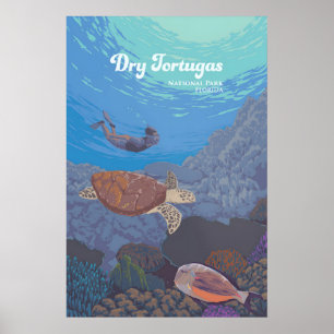 Dry Tortugas National Park Reiseplakat Poster