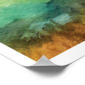 Dry Tortugas Nationalpark Aquarellbilder Poster (Ecke)