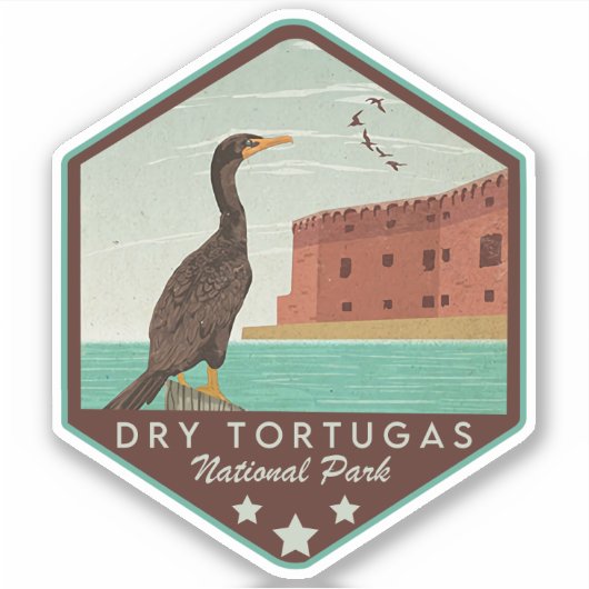 Dry Tortugas Nationalpark Aufkleber (Vorderseite)