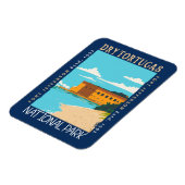 Dry Tortugas Nationalpark Florida Fort Jefferson Magnet (Linke Seite)