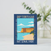 Dry Tortugas Nationalpark Florida Fort Jefferson Postkarte (Stehend Vorderseite)