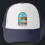 Dry Tortugas Nationalpark Florida Fort Vintag Truckerkappe<br><div class="desc">Trockenes Tortugas Vektordesign. Der Park besteht aus 7 Inseln und geschützten Korallenriffen. Garden Key ist eine Zuhause zu den Stränden und das Fort Jefferson aus dem 19. Jahrhundert.</div>