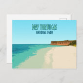 Dry Tortugas Nationalpark Florida Postkarte (Vorne/Hinten)