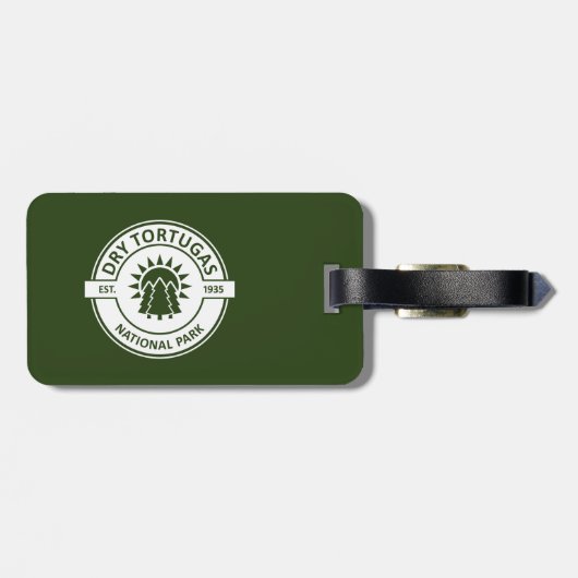 Dry Tortugas Nationalpark Gepäckanhänger (Rückseite horizontal)