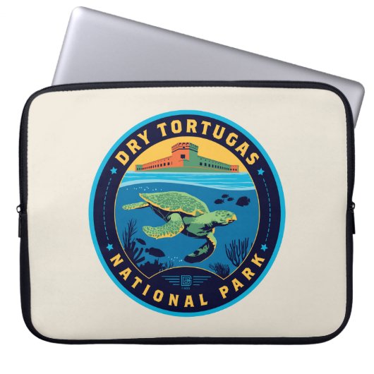 Dry Tortugas Nationalpark Laptopschutzhülle (Vorderseite)