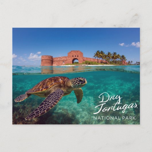 Dry Tortugas Nationalpark Postkarte (Vorderseite)