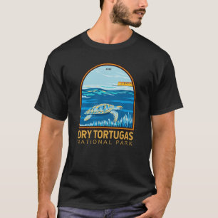 Dry Tortugas Nationalpark-Schildkröte Vintage T-Shirt