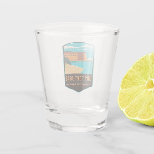 Dry Tortugas Nationalpark Schnapsglas (Rückseite)