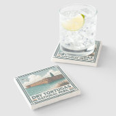 Dry Tortugas Nationalpark Steinuntersetzer (Seitenansicht)