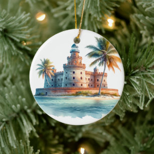 Dry Tortugas Nationalpark Turtle Keramik Ornament