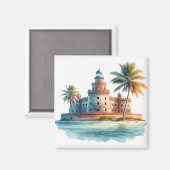 Dry Tortugas Nationalpark Turtle Magnet (Vorderseite/Rückseite)