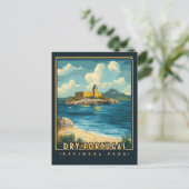 Dry Tortugas Nationalpark - Vintag Postkarte (Stehend Vorderseite)