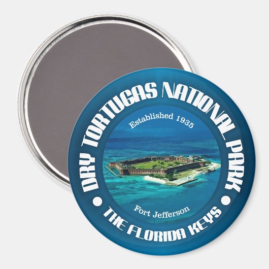 Dry Tortugas NP Magnet (Vorderseite/Rückseite)