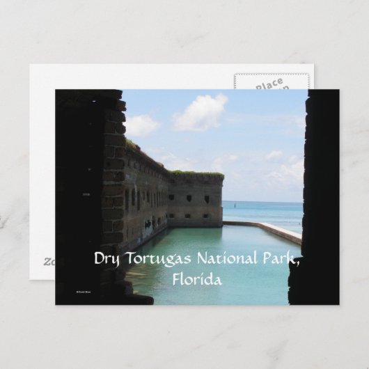 Dry Tortugas Postkarte (Vorne/Hinten)