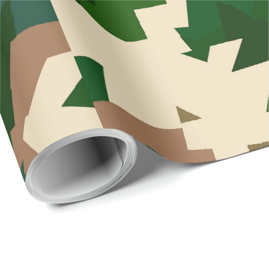 Dry Tundra Camouflage Geschenkpapier (Rolleneckpunkt)