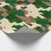 Dry Tundra Camouflage Geschenkpapier (Ecke)
