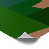 Dry Tundra Camouflage Poster (Ecke)